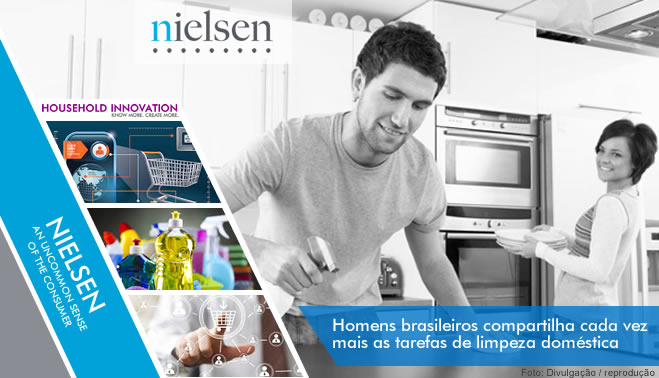 Homens brasileiros compartilham cada vez mais as tarefas de limpeza doméstica
