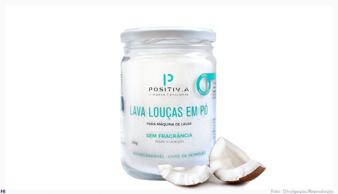 POSITIV.A lança primeiro lava louças para máquina biodegradável 2 em 1