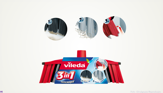 Vileda lança vassoura com tecnologia exclusiva Anchor Free