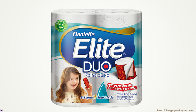 Elite lança papel higiênico com rolo destacável no lugar de tubo de papelão