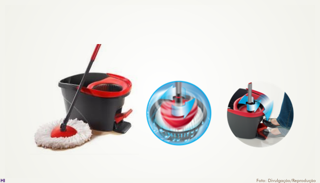 Vileda® apresenta Easywring & Clean, o mop giratório com pedal para limpeza de alta performance