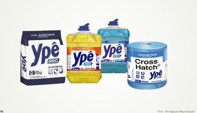 Ypê entra no mercado de produtos semidoméstico com o lançamento da linha Ypê PRO