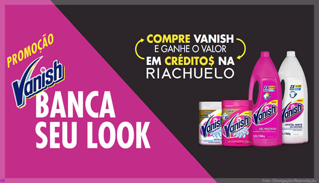 Produtos Vanish por looks da Riachuelo