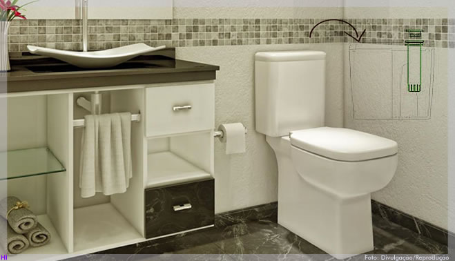 Celite desenvolve com a Harpic dispositivo acoplado à caixa sanitária