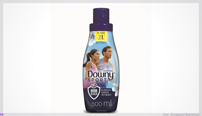 Downy lança versão Sports com tecnologia Odor Block
