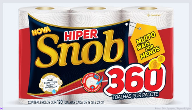 Snob lança nova linha de toalha de papel