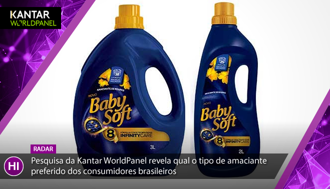 Pesquisa da Kantar WorldPanel revela qual o tipo de amaciante preferido dos consumidores brasileiros