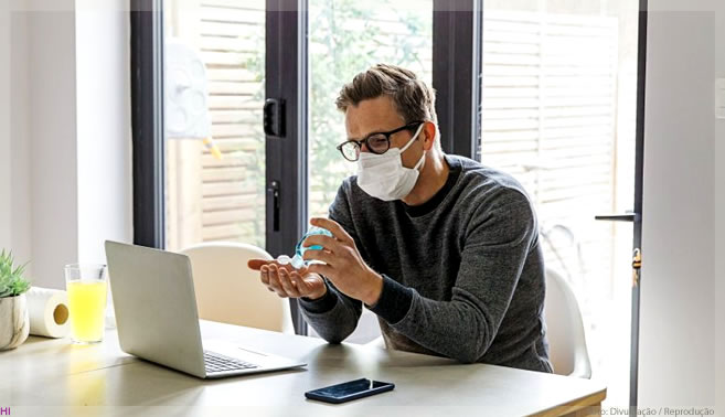 Vendas de álcool e itens de limpeza na internet sobem mais de 2.000%
