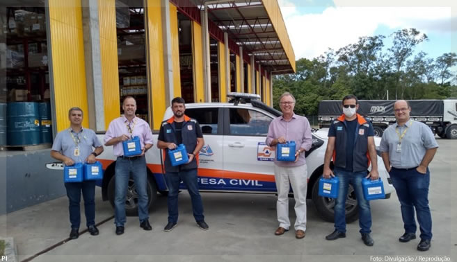 Tintas Farben doa mais de 3 mil litros de álcool para higienização de superfícies