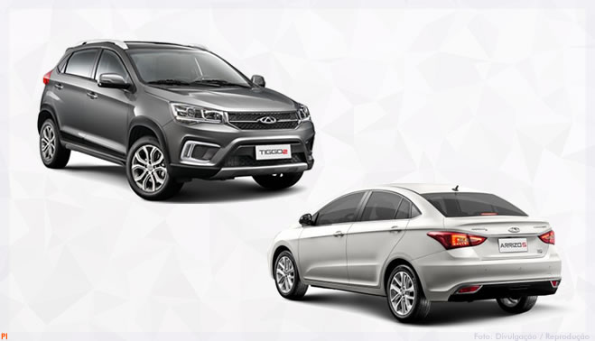 Duas novas cores para o Tiggo 2 e Arrizo 5