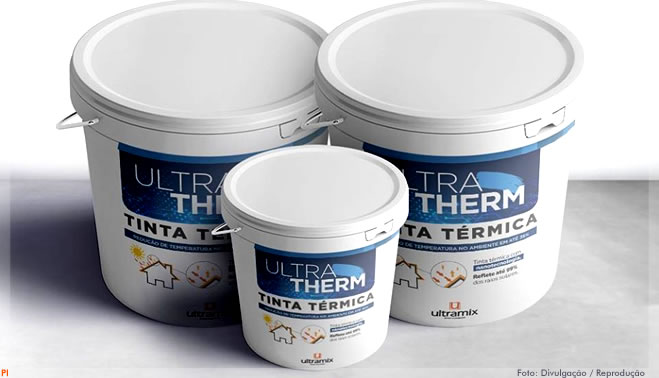 Ultratherm da Ultramix reflete 99% da radiação solar